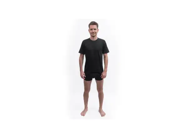 Sensor Merino Cordura męska koszulka krótki rękaw czarna