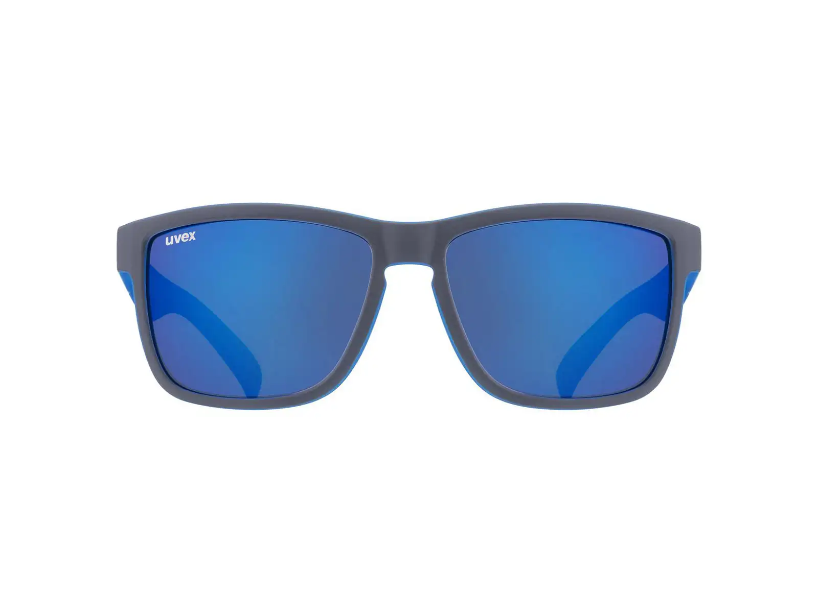 Uvex LGL 39 okulary Grey Mat Blue/Mirror Blue