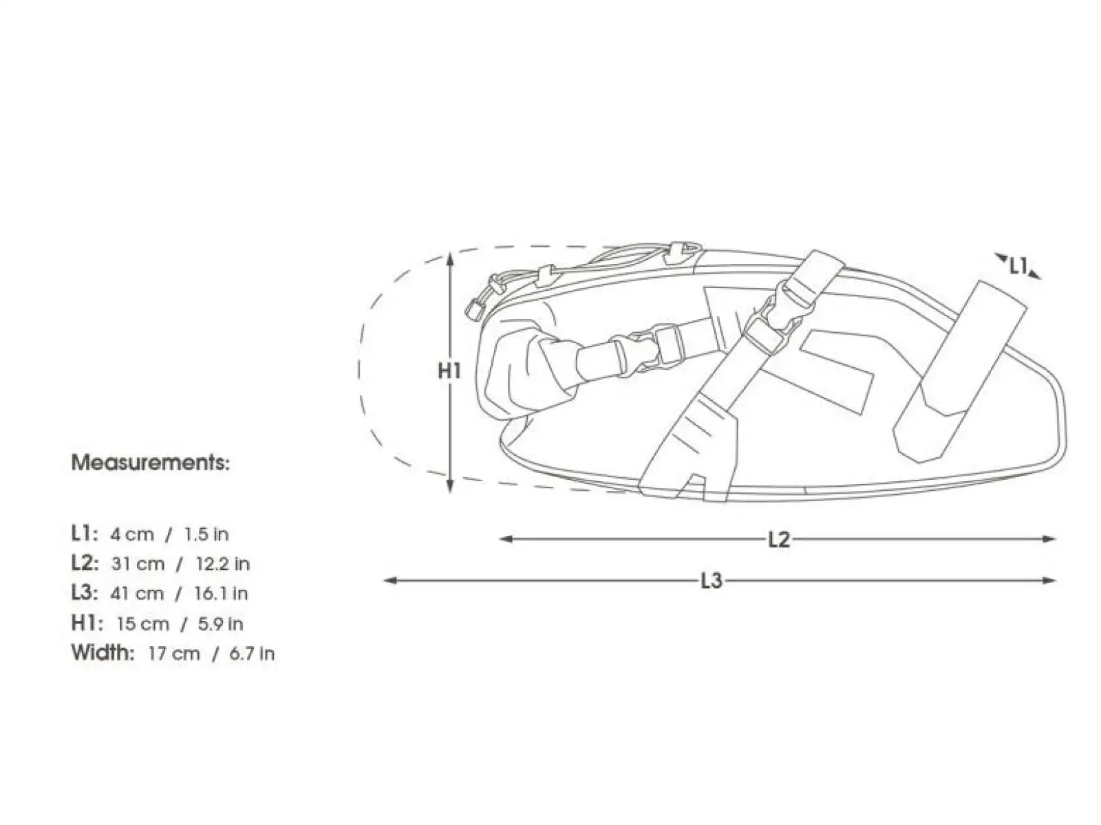 Apidura Expedition saddle pack 9 l torba podsiodłowa
