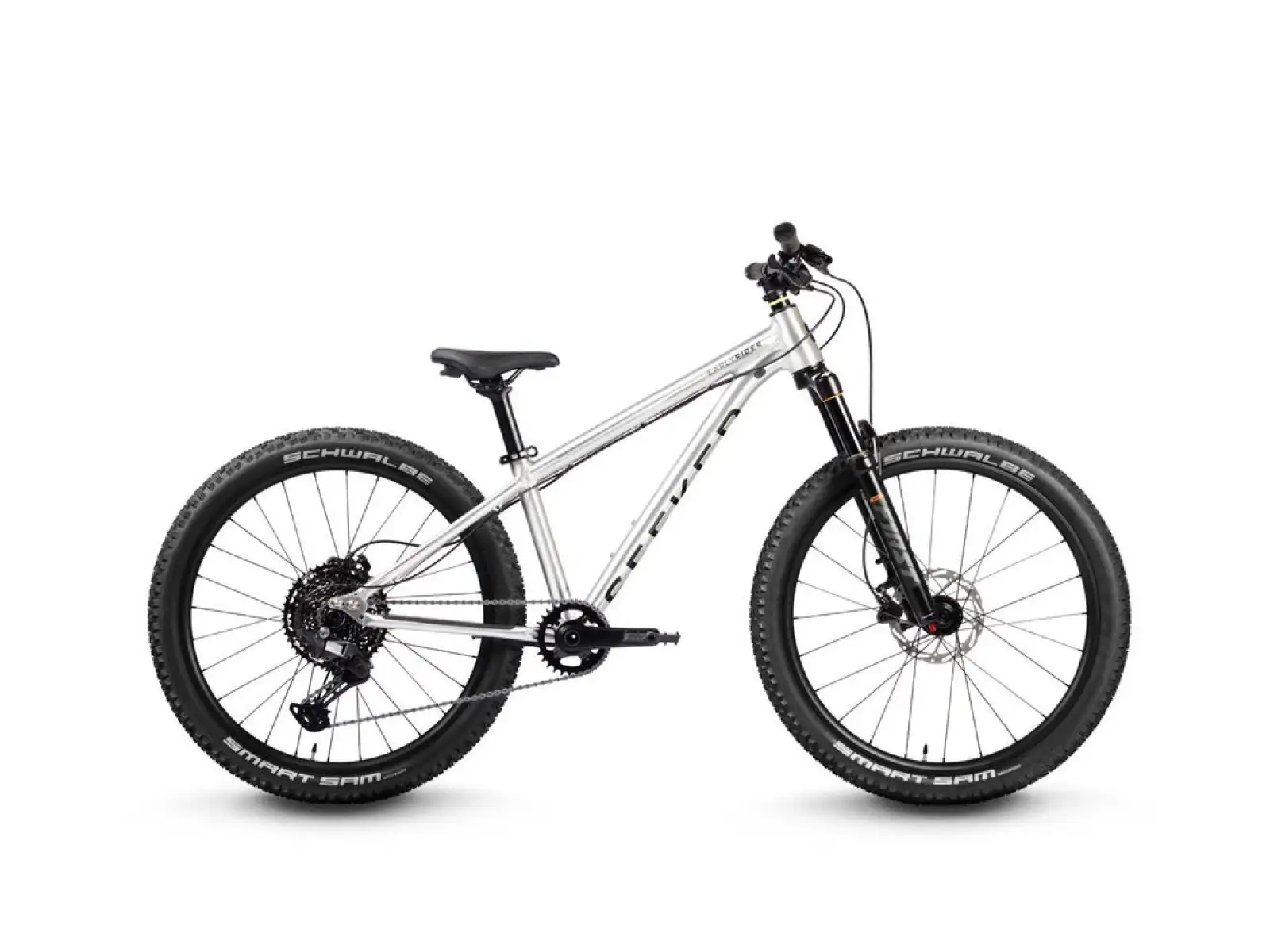 Early Rider Seeker X24 rower dziecięcy Brushed Aluminium 2025