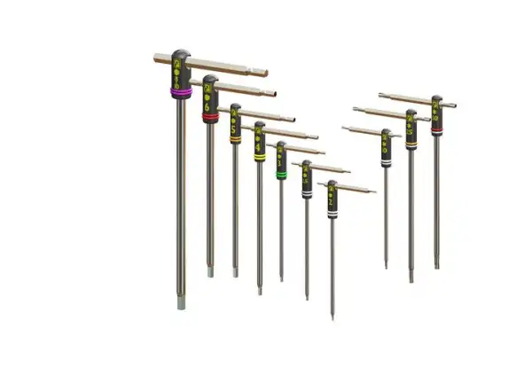 Pedros Master T-handle Set II zestaw kluczy imbusowych i Torx 10 sztuk w tym torba