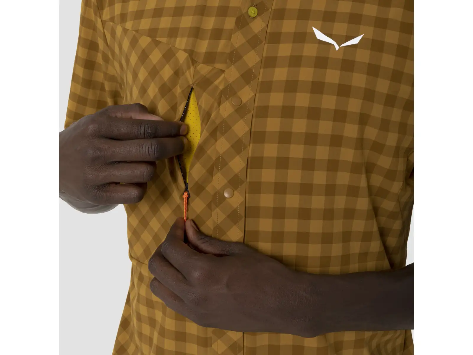 Salewa Puez Dry męska koszula Bombay Brown