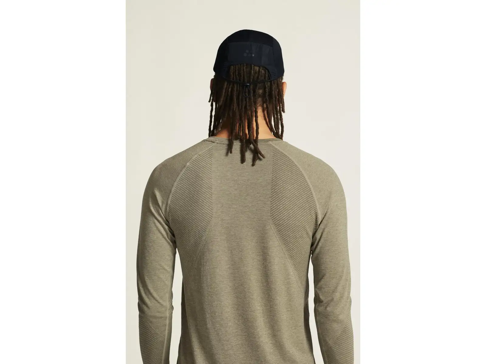 Craft Core Dry Active Comfort męska koszulka z długim rękawem brązowa