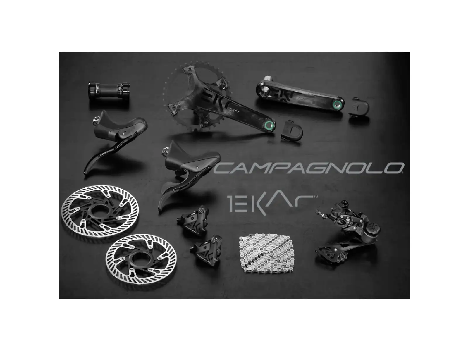 Campagnolo Ekar DB 1x13 gravel zestaw 175 mm/44 zębów