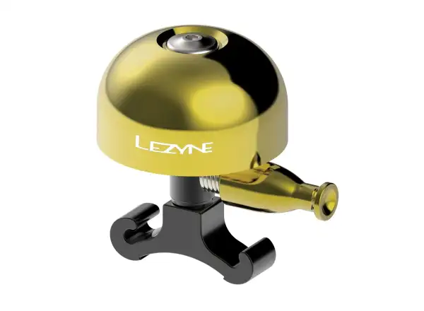 Lezyne Classic Brass Bell Medium dzwonek złota-czarna