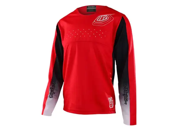 Troy Lee Designs Sprint dziecięca koszulka z długim rękawem Richter Race Red