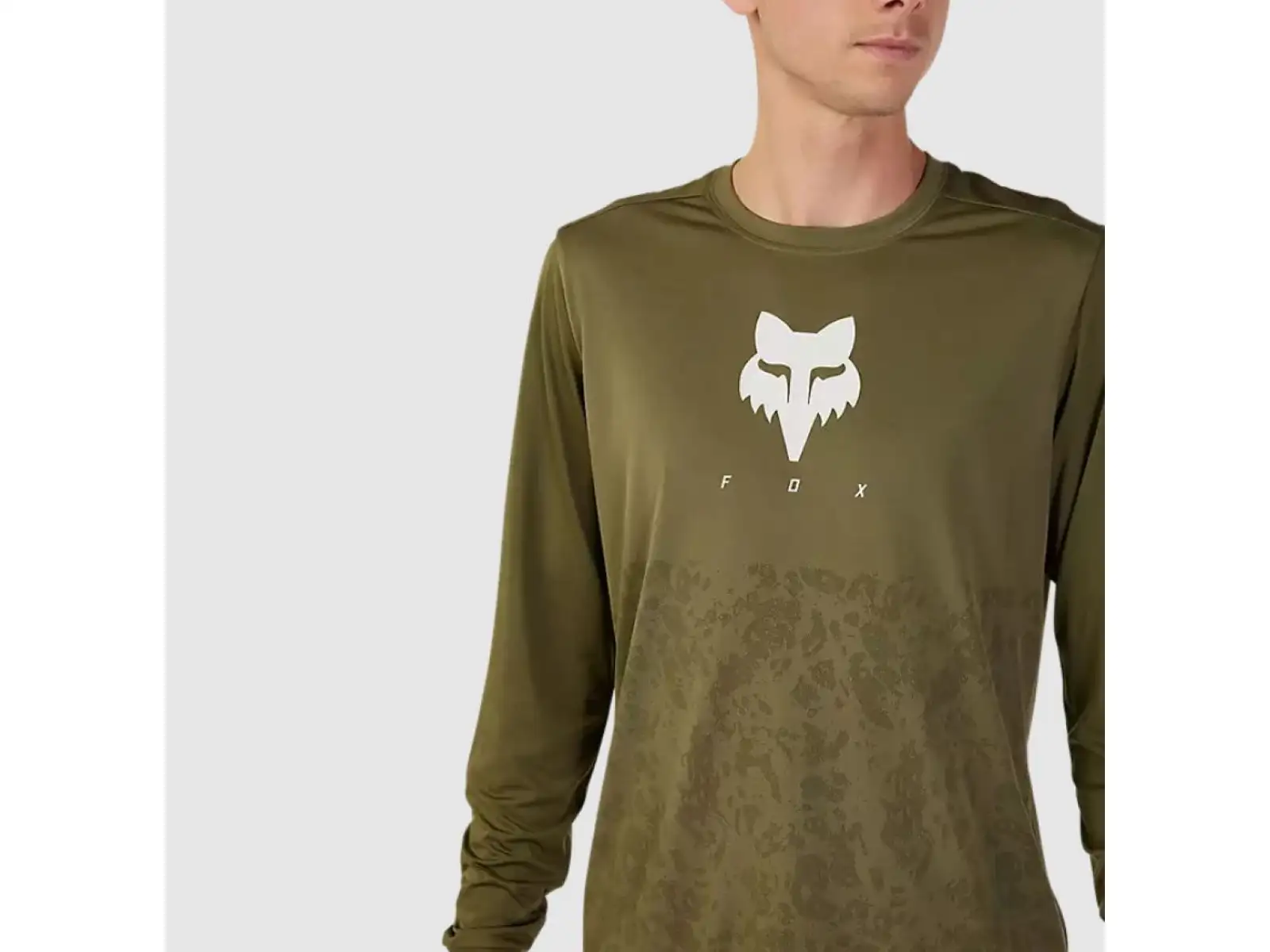 Fox Ranger Tru Dri męska koszulka długi rękaw Olive Green