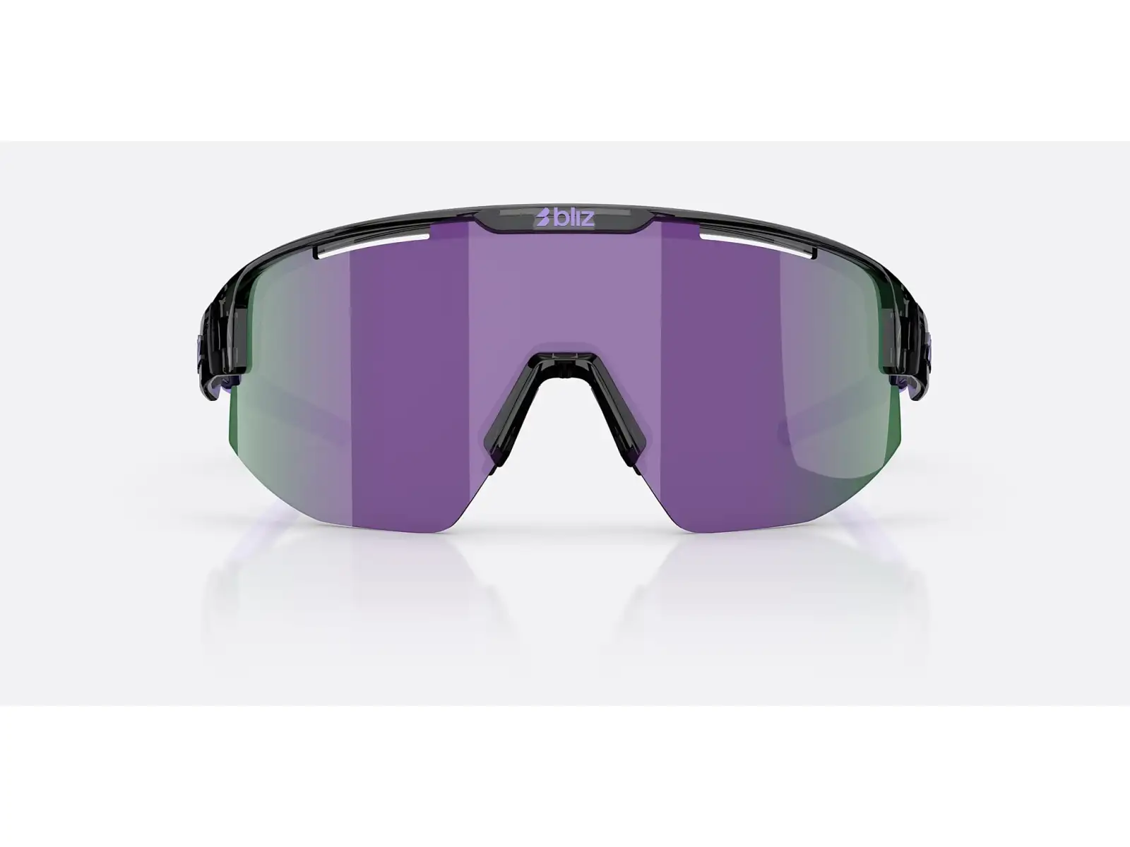 Bliz Matrix Small okulary przeciwsłoneczne Crystal Black/Grey Purple Multi