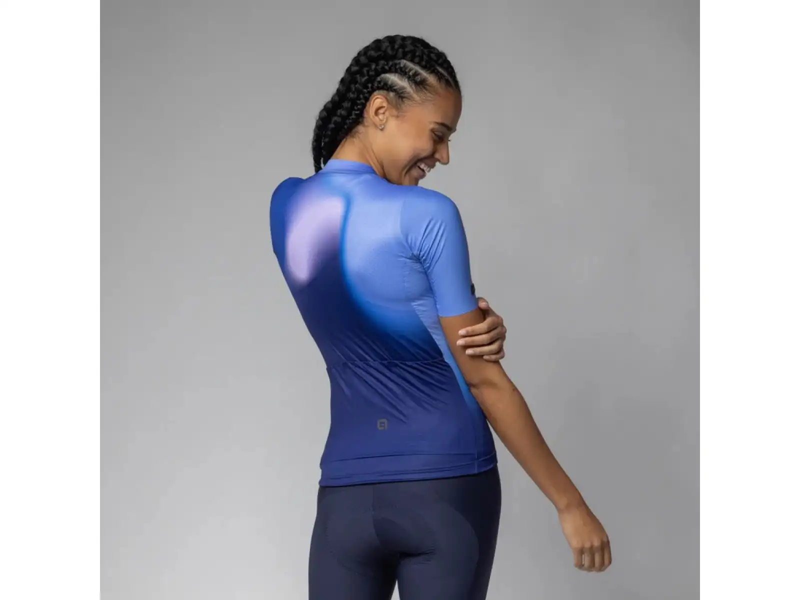 Alé PR-E Flash damski dres krótki rękaw Blue