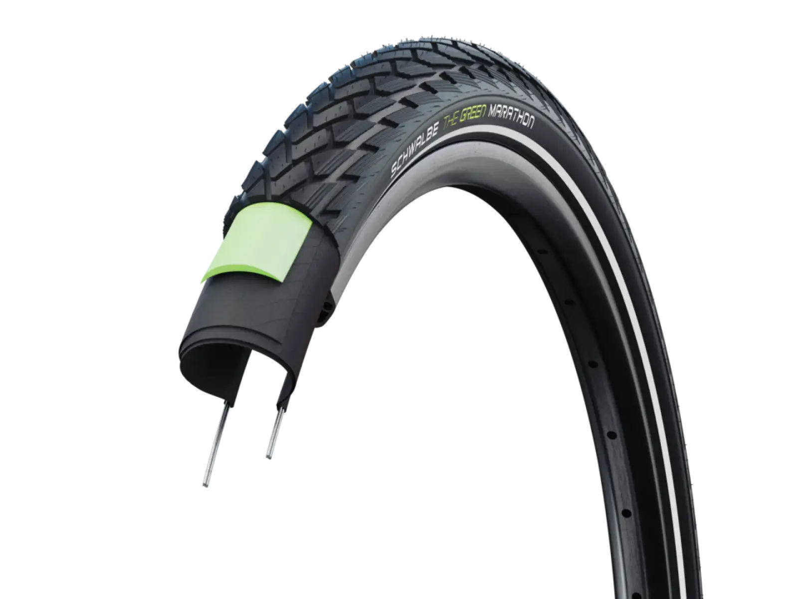 Schwalbe Marathon Performance GreenGuard 28" trekkingowa opona drutowa Black-Reflex