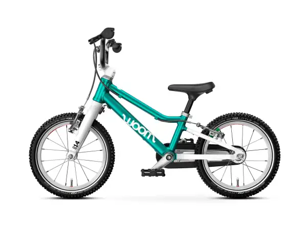 Woom GO 2 rower dziecięcy 14" Metallic Turquoise