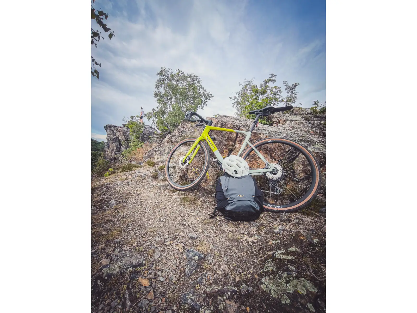 Superior XR 9.7 GR Gloss gravel rower Grey/Racing Yellow