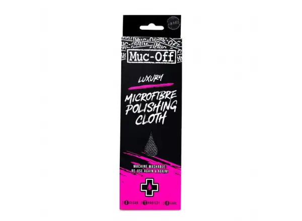 Muc-Off Microfibre Polishing Cloth ściereczka 40x40 cm szara