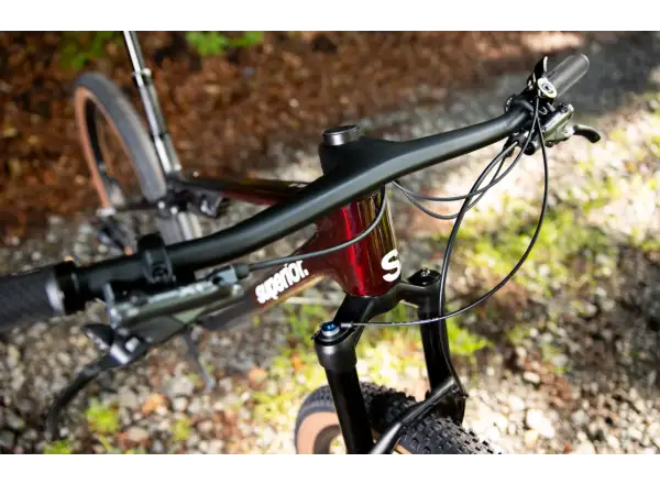 Superior XF 9.6 Team rower full suspension Gloss Carbon/Red Carbon