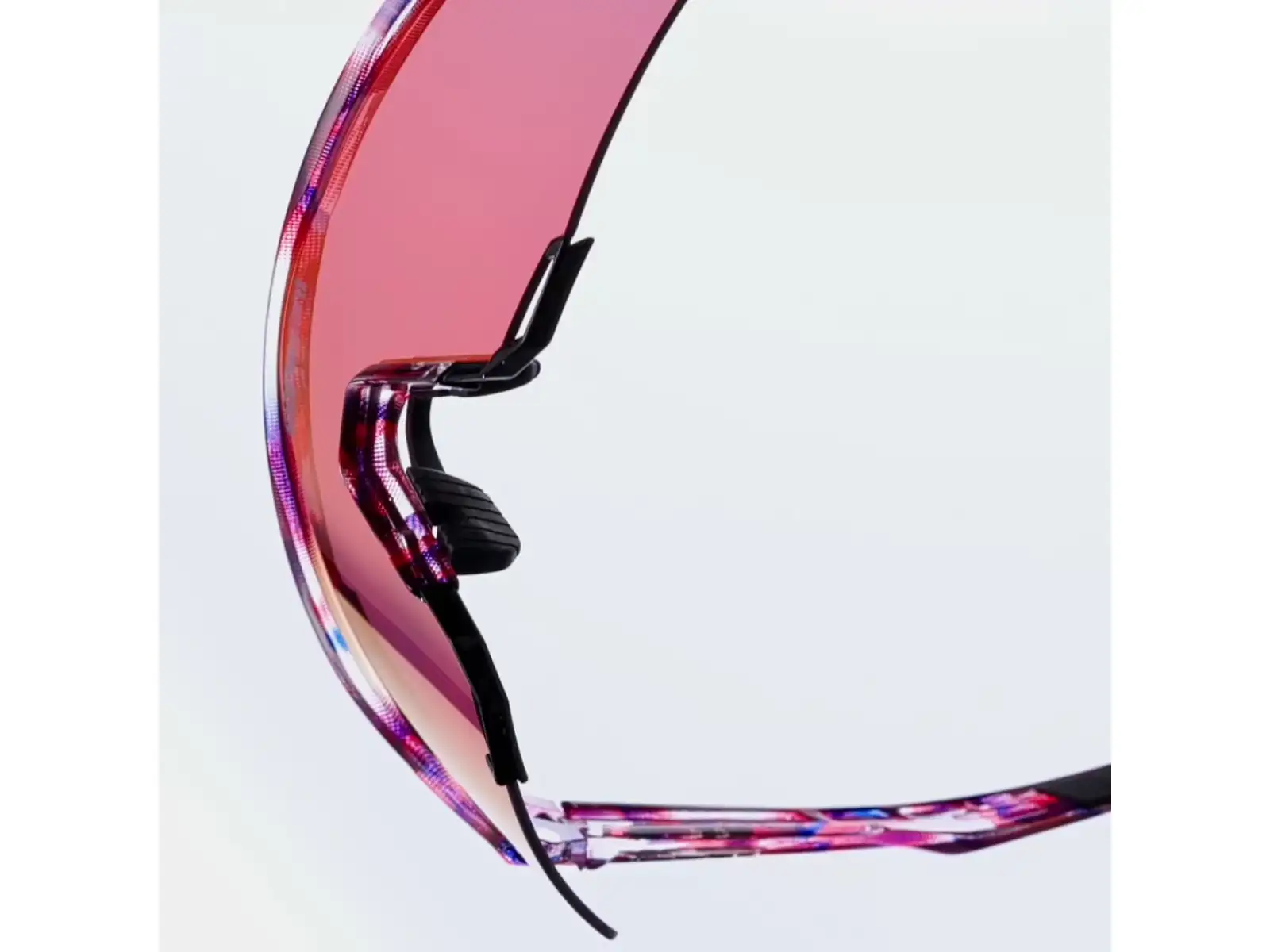 100% S3 okulary FDJ Gloss Translucent Red/Blue/HiPER Fire Red Mirror Lens
