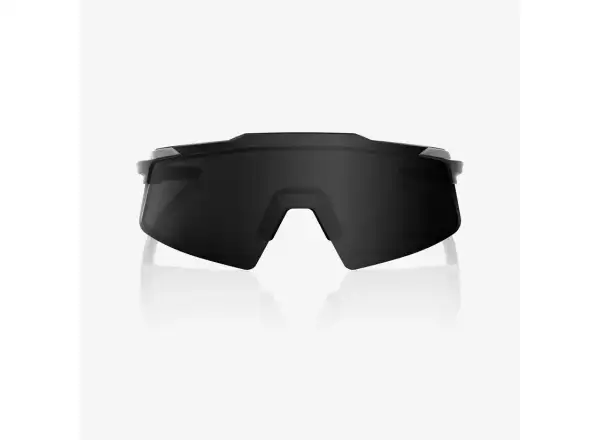 100% Aerocraft okulary przeciwsłoneczne Matte Black/Black Mirror