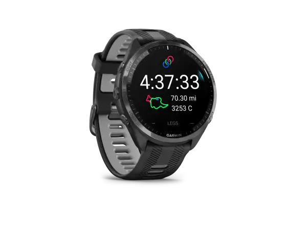 Garmin Forerunner 965 inteligentny zegarek Carbon Grey Titan DLC/Black