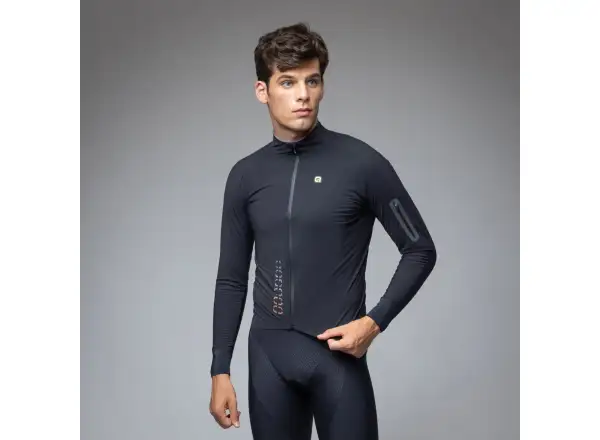 Alé R-EV1 Thermo Shield męska zimowa kurtka rowerowa Black