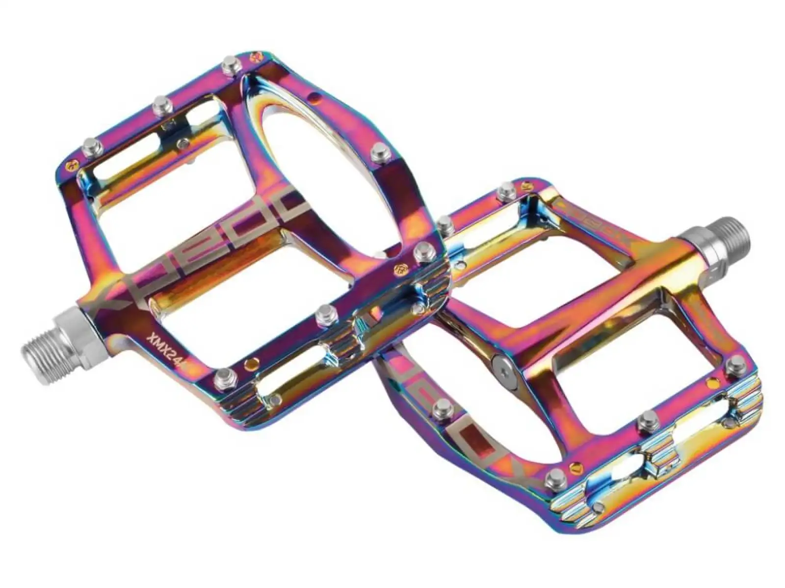 X-pedo Spry+ platformowe pedały oil slick