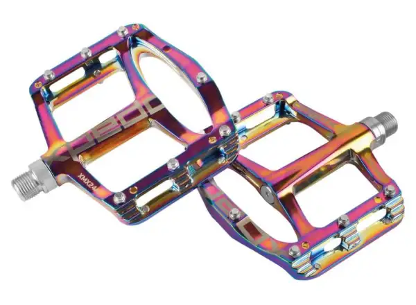 X-pedo Spry+ platformowe pedały oil slick