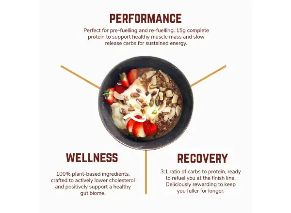 Veloforte Overnight Oats owsianka truskawka & kokos