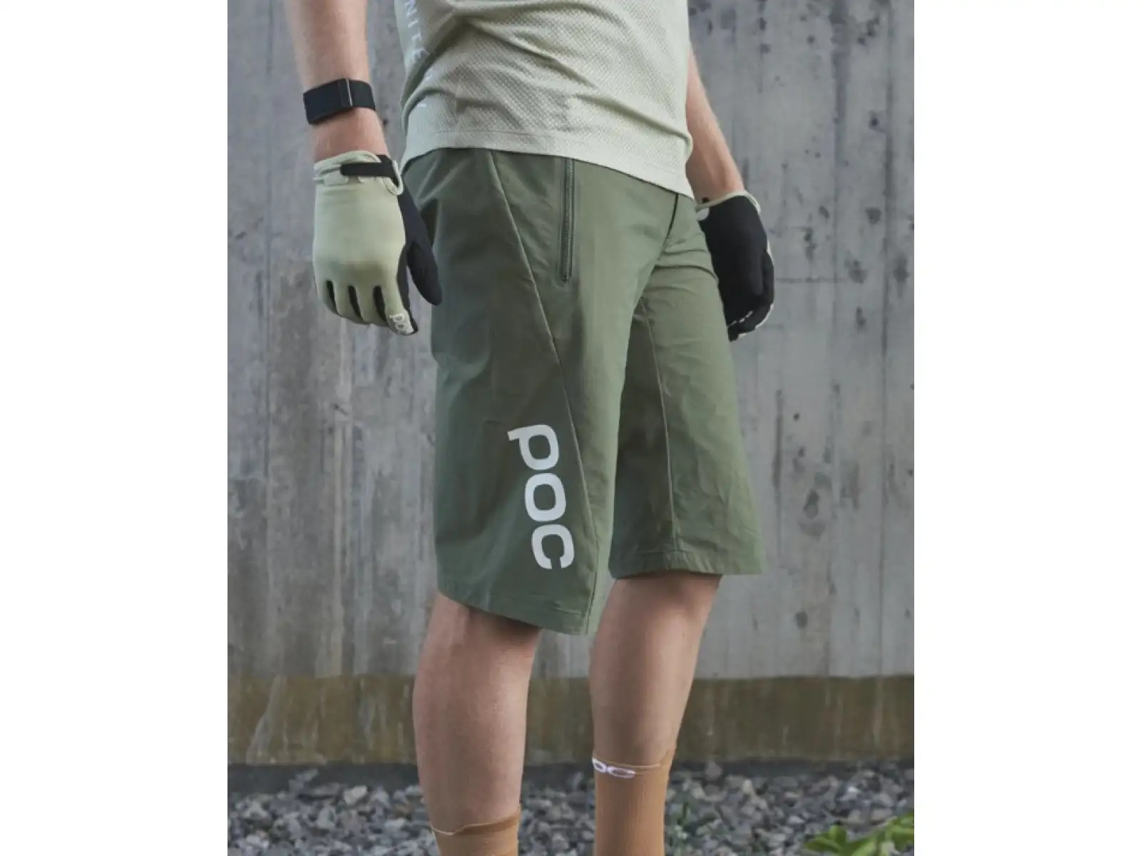 POC Essential Enduro męskie szorty enduro Epidote Green