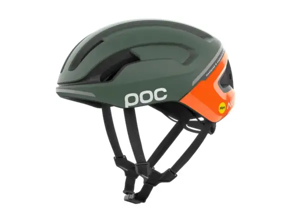 POC Omne Beacon MIPS kask rowerowy Fluorescent Orange AVIP/Epidote Green Matt