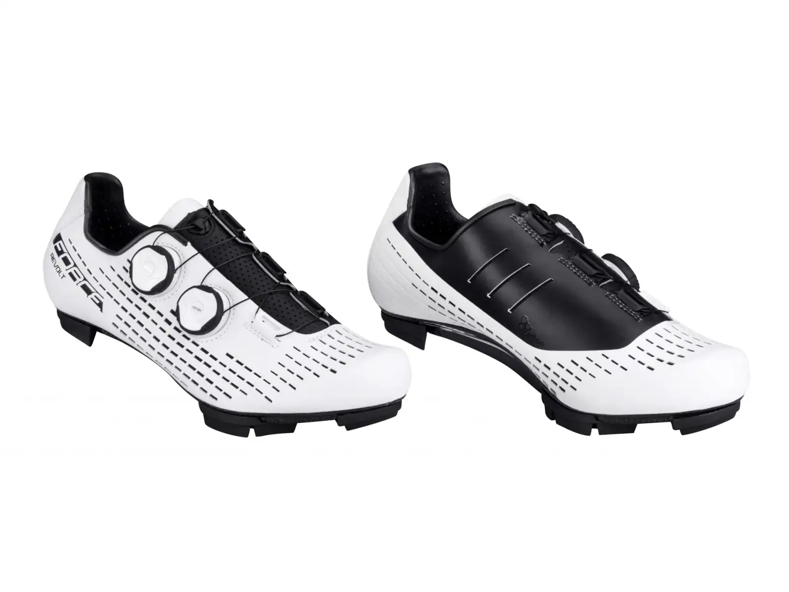 Force Revolt Carbon MTB męskie buty rowerowe biała