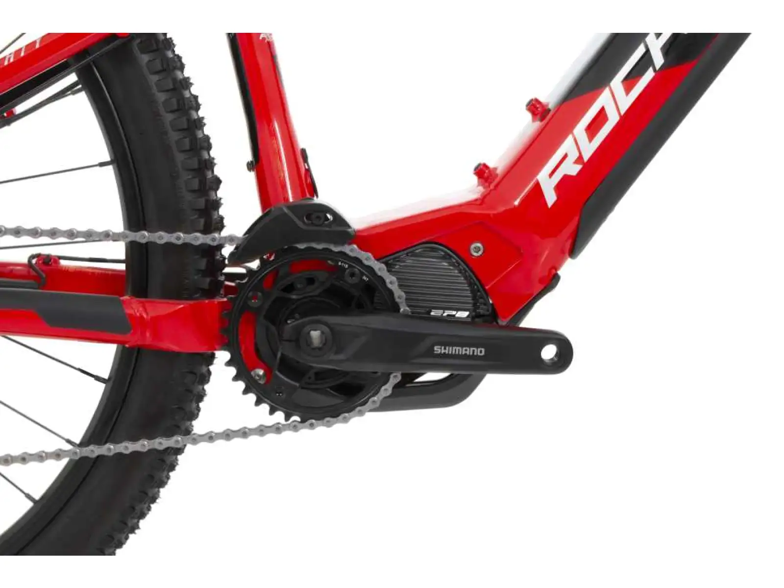 Rock Machine Blizz INT e40-29 górski rower elektryczny gloss red/silver/black