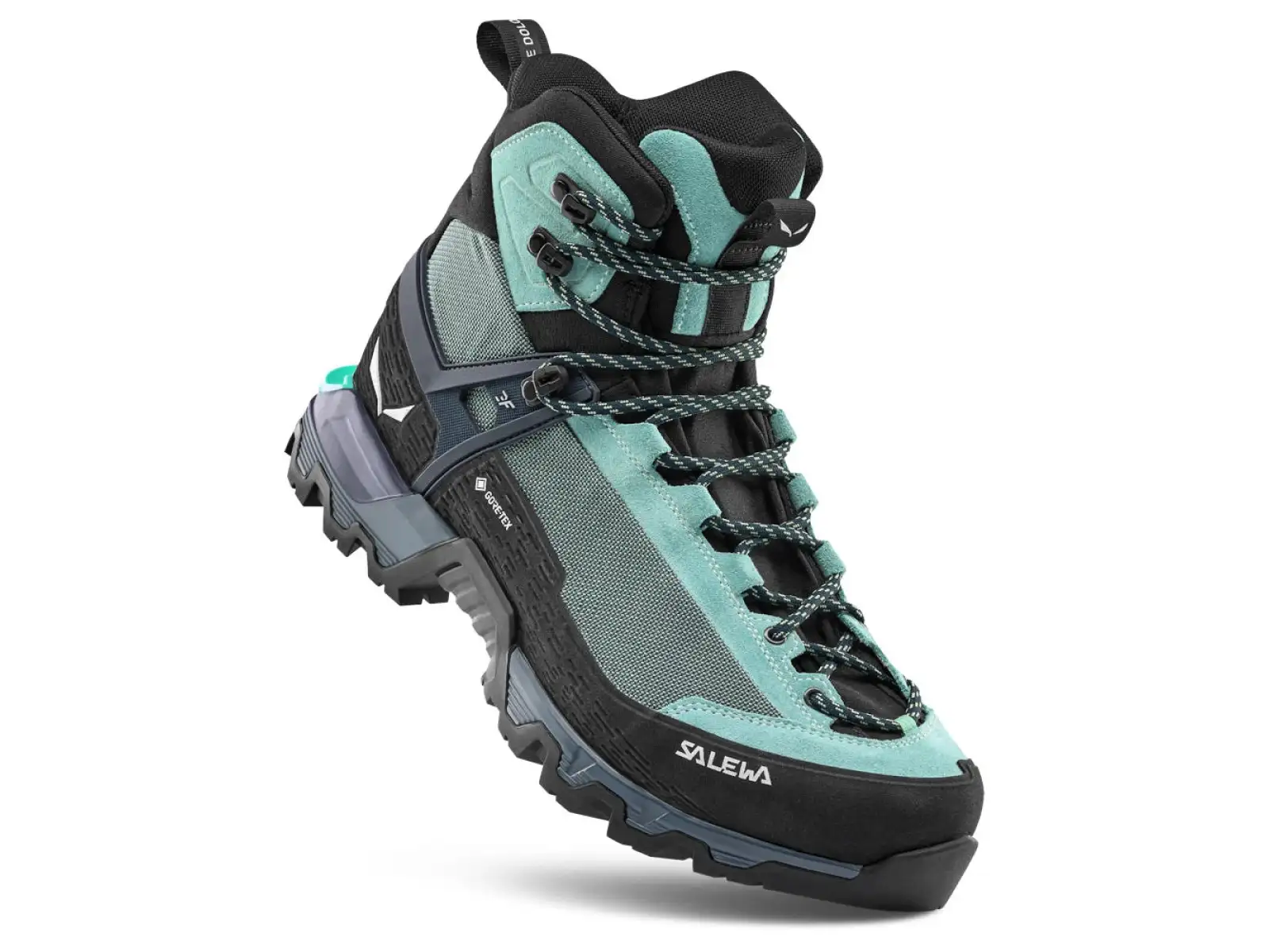 Salewa Mountain Trainer 3 Tech Mid GTX damskie buty turystyczne Willow/Orion Blue