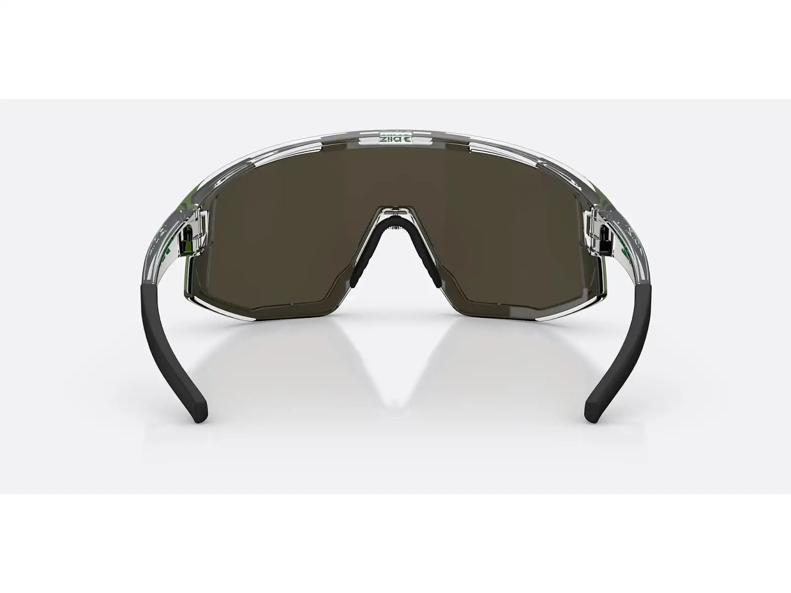 Bliz Fusion okulary przeciwsłoneczne Transparent White/Brown Green Multi