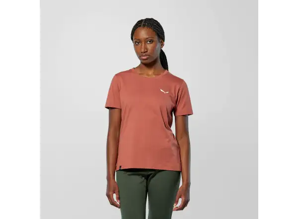 Salewa Eagle Vocab T-shirt damski t-shirt krótki rękaw Etruscan red