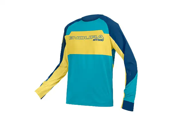 Endura MT500 Burner Lite męska koszulka rowerowa z długim rękawem Blueberry