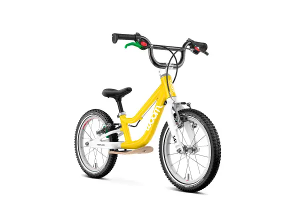 Woom GO 1 Plus dziecięcy rowerek biegowy 14" Vibrant Yellow