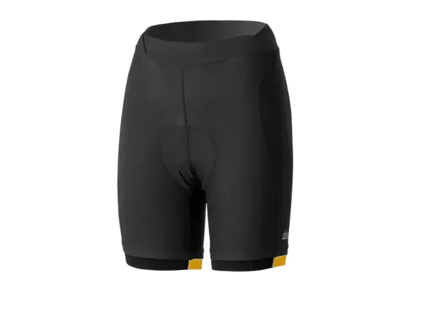 Dotout Instinct damskie spodenki z wkładką Black/Yellow
