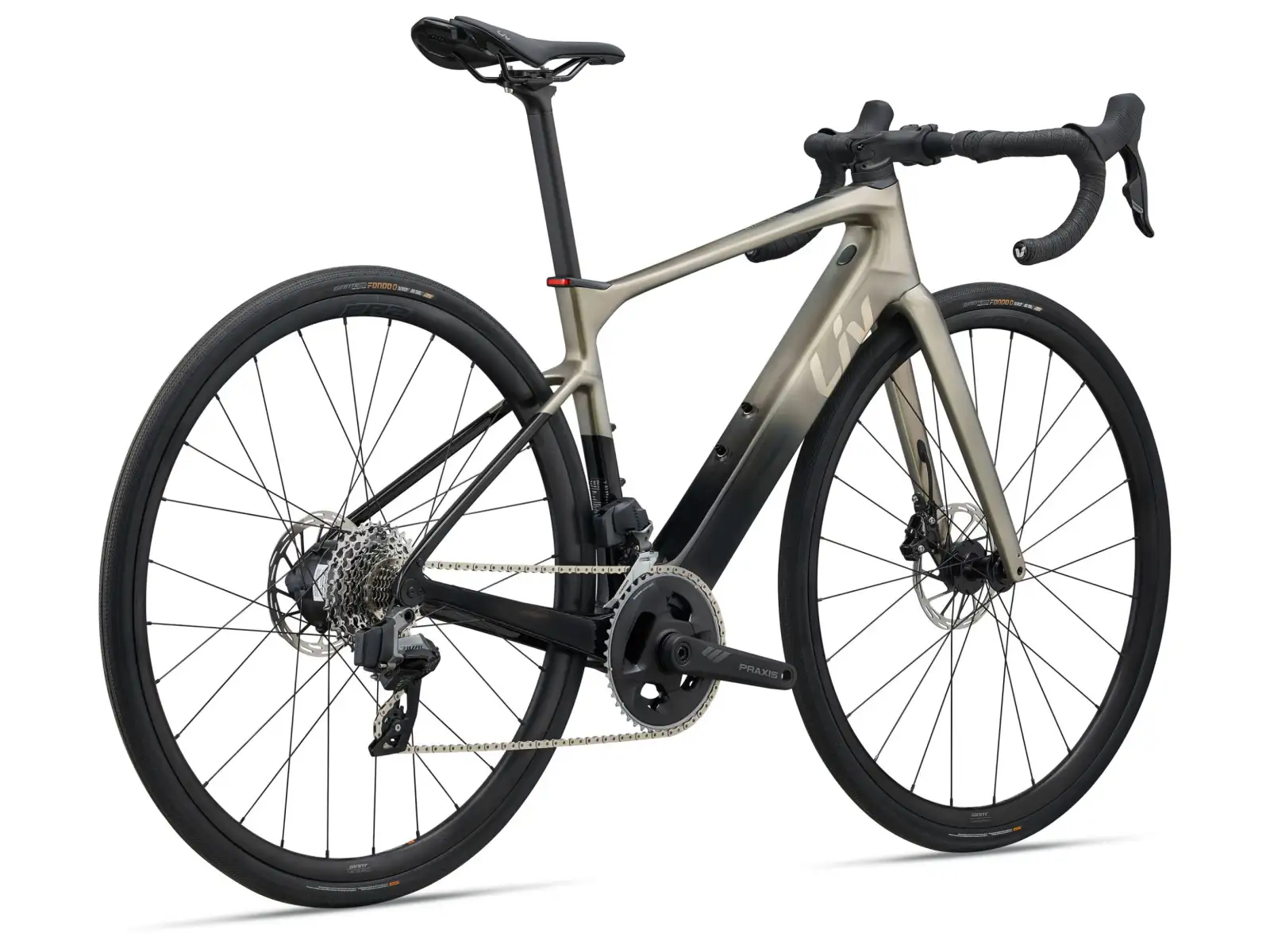 Liv Avail Advanced E+ Elite 2 szosowy rower elektryczny Golden Haze