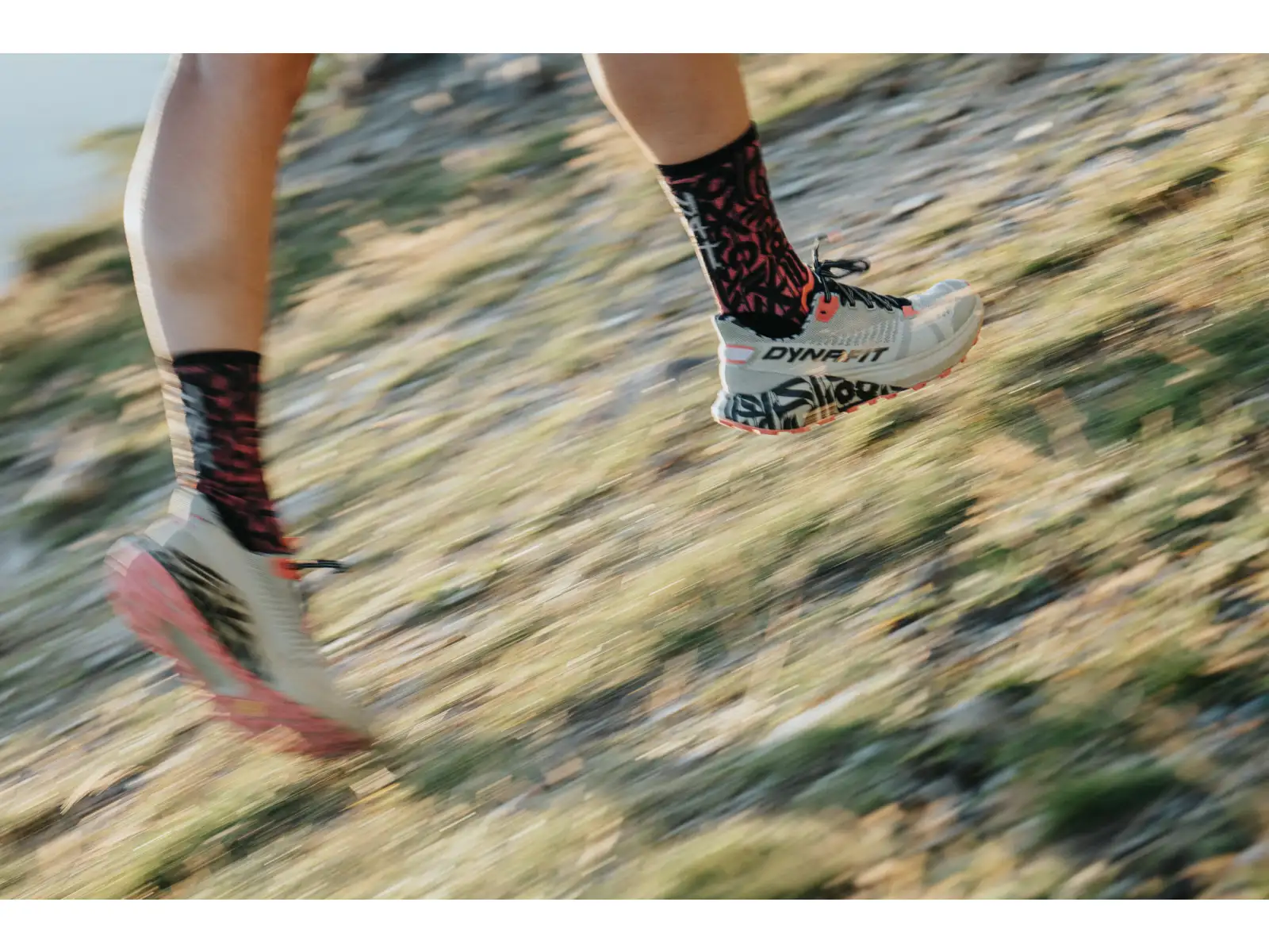 Dynafit skarpety biegowe Trail Ultra Coral