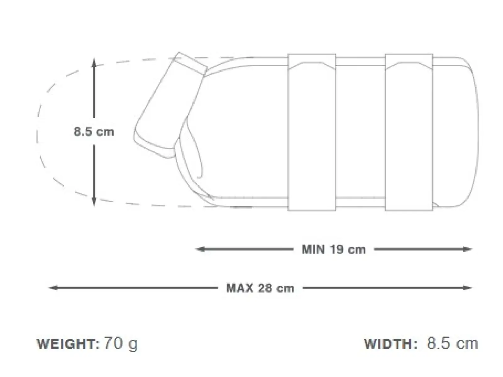 Apidura Expedition Cargo torba 1,3 l czarna/szara