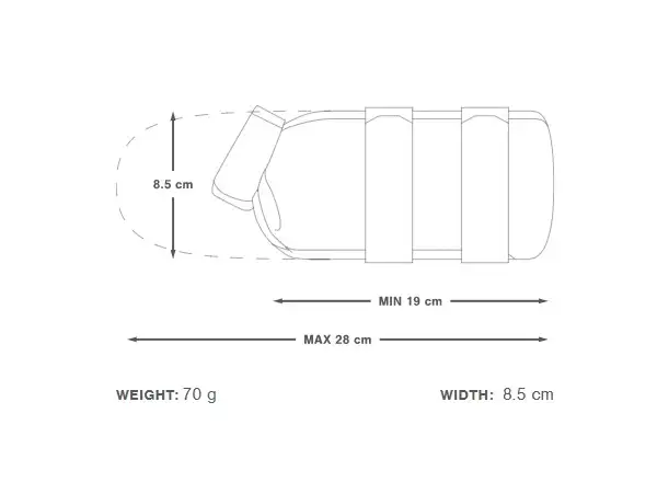 Apidura Expedition Cargo torba 1,3 l czarna/szara