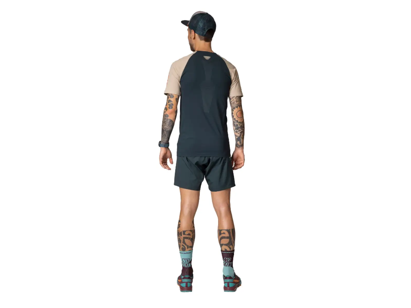 Dynafit Ultra S-Tech męska koszulka z krótkim rękawem Blueberry/Rock Khaki