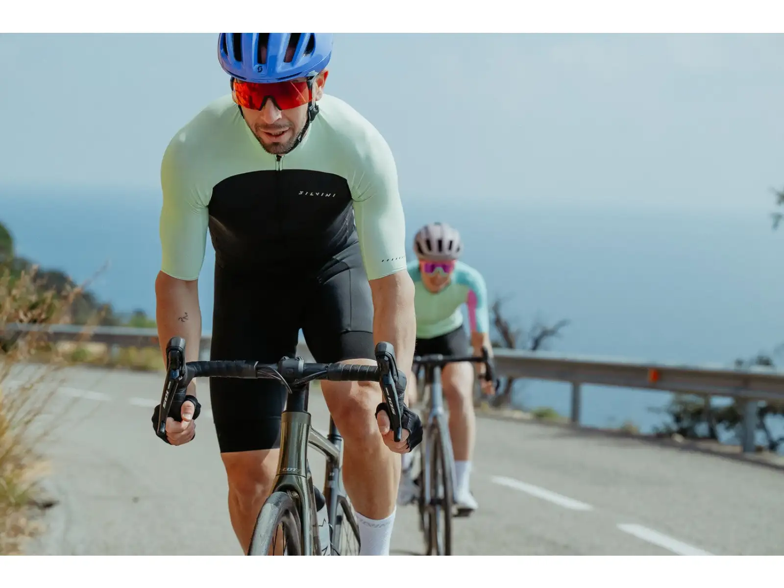 Silvini Stelvio męska koszulka Green/Black