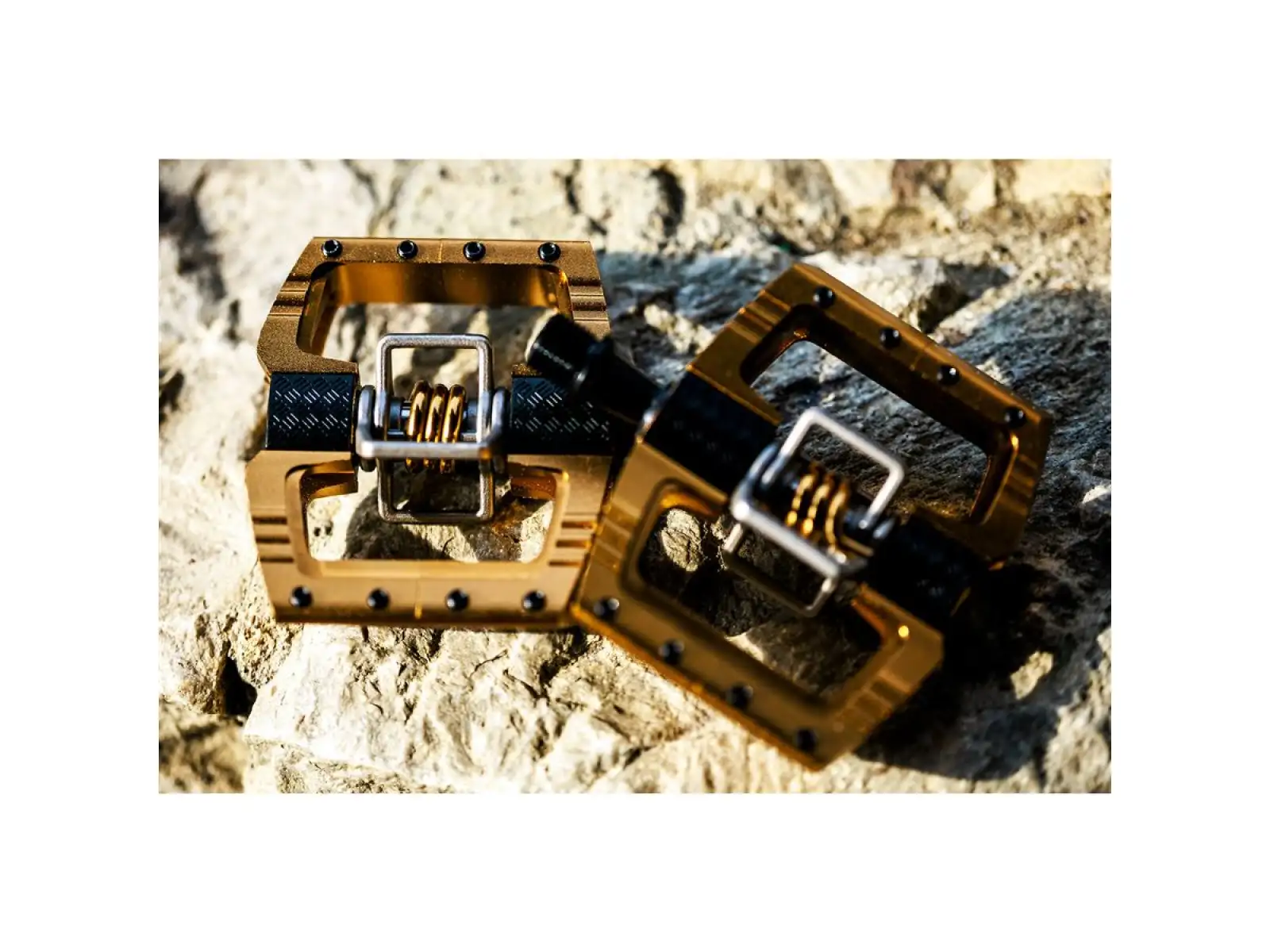 Crankbrothers Mallet DH Loic Bruni Signature Bronze Edition pedały zatrzaskowe