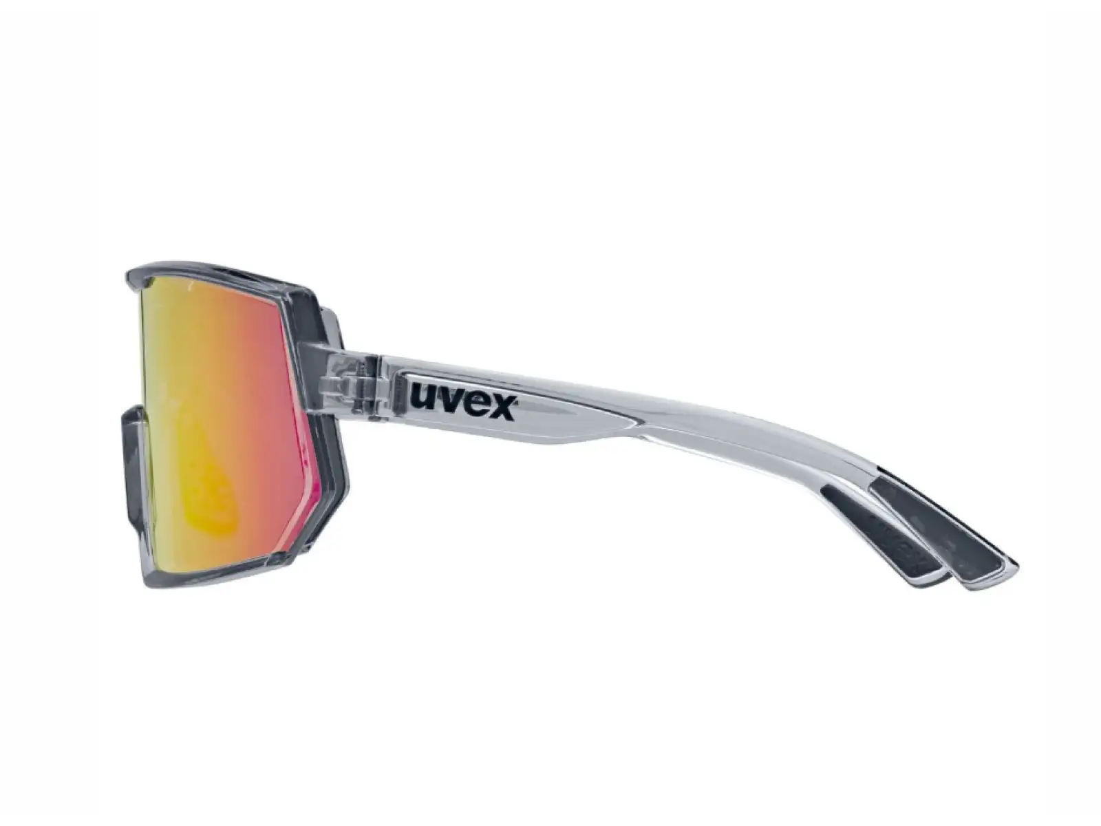 Uvex Sportstyle 235 okulary okulary Smoke Transparent/Mirror Red