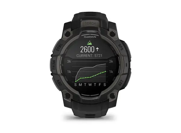 Garmin Instinct 3 Amoled 45 mm inteligentny zegarek Black/Black pasek