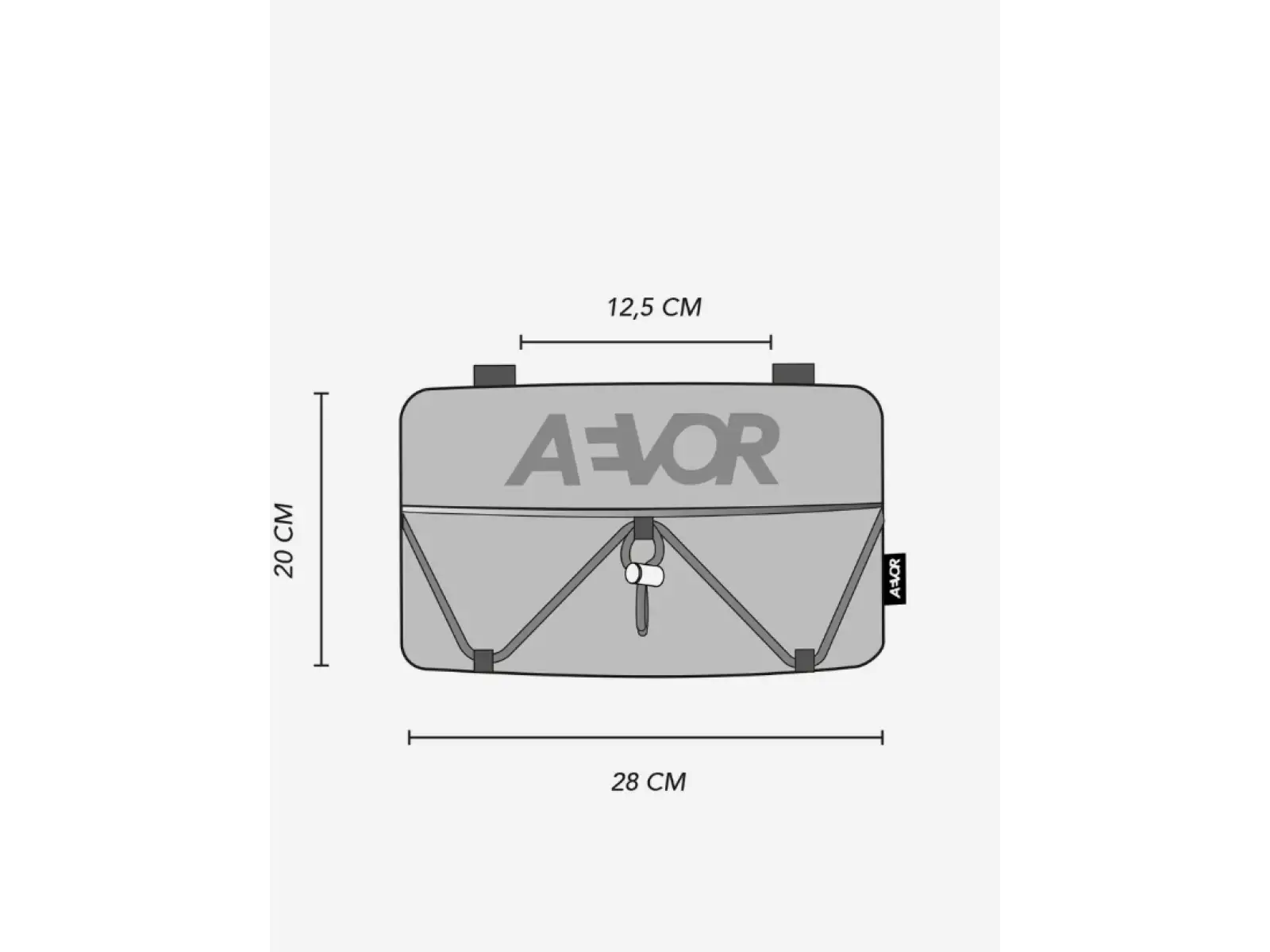 Aevor Bar Bag torba na ramię/nerka/rower kierownica Proof Retro Blue