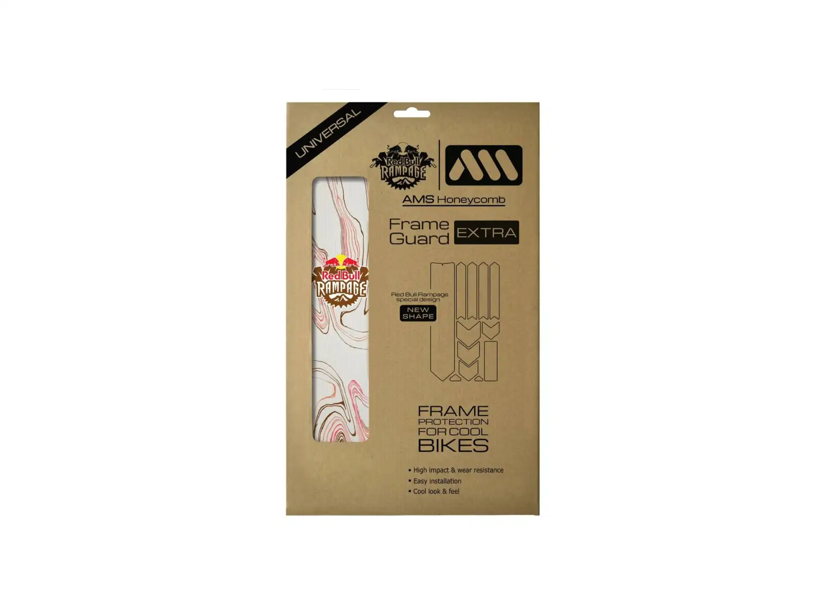 AMS Frame Guard Extra ochronne naklejki RedBull/Ridgeline/brown