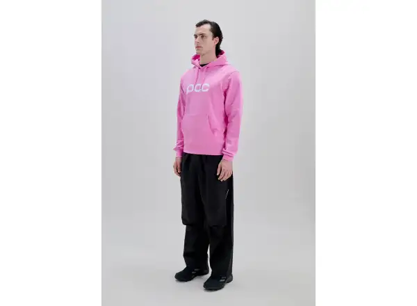 POC bluza z kapturem Hood Thulite Pink/Hydrogen White