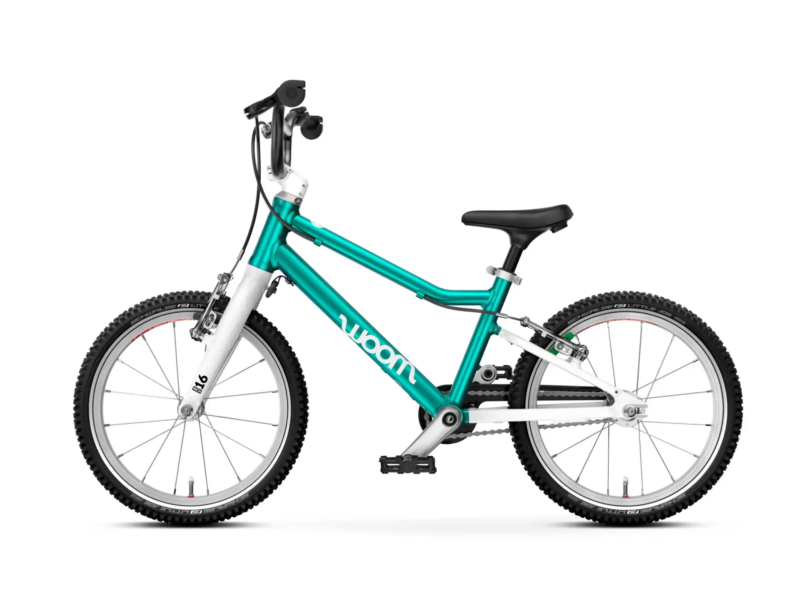 Woom GO 3 rower dziecięcy 16" Metallic Turquoise