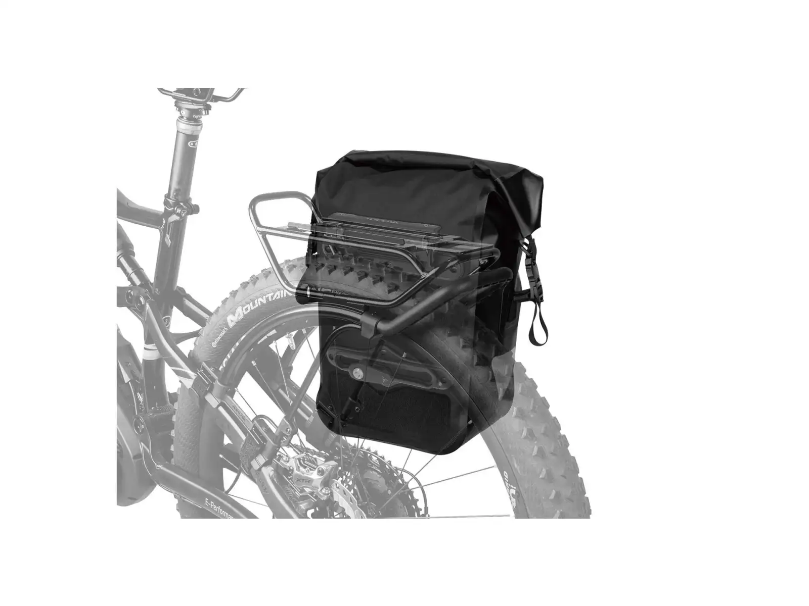 Topeak Pannier Drybag torba na bagażnik 24 l czarna