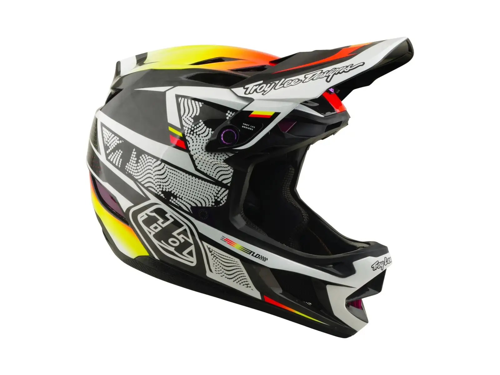Troy Lee Designs D4 Carbon MIPS kask Lined up Black